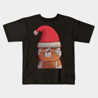 Happy santa cat Kids T-Shirt